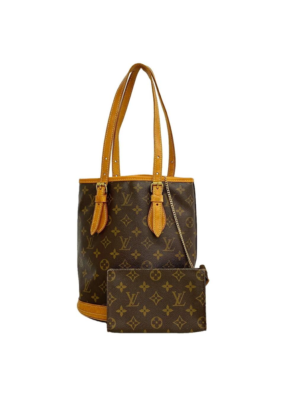 Louis Vuitton Petit Bucket Bag Canvas #375777L63B